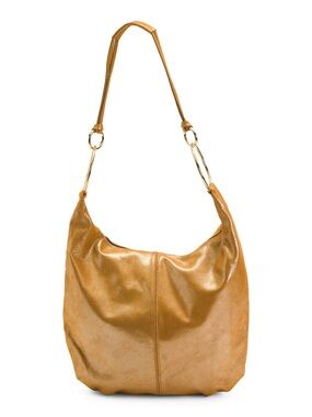 GORGEOUS Marlon Premium Italy Leather Rosita Glossy Glitter Hobo Shopper Tote